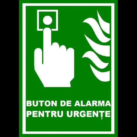 Placuta pentru buton de alarma pentru urgente